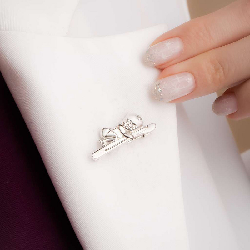 Hanreshe medicinos vaikų sagės segtukai Akušerinis skalpelis Naujagimio atvartas Ženkliuko papuošalai Dovana gydytojai slaugytojai ir mamai tėčiui