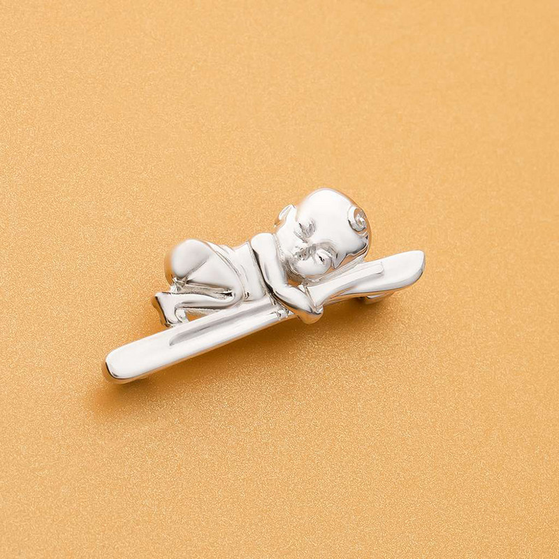 Hanreshe medicinos vaikų sagės segtukai Akušerinis skalpelis Naujagimio atvartas Ženkliuko papuošalai Dovana gydytojai slaugytojai ir mamai tėčiui