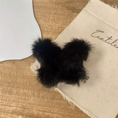 Coreea Nouă imitație de nurcă fluture gheare de păr fetiță dulce de pluș prinde de păr clemă coadă de cal femei iarnă accesoriu de păr