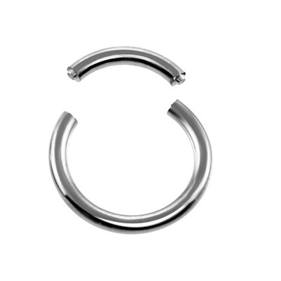 1PC segment de titan Piercing pentru ureche Inel pentru nas Captive Cerc pentru nas Septum Ureche Tragus Piercing Clip pe cercel Bijuterii de modă 14g & 16g