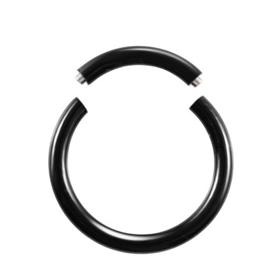 1PC segment de titan Piercing pentru ureche Inel pentru nas Captive Cerc pentru nas Septum Ureche Tragus Piercing Clip pe cercel Bijuterii de modă 14g & 16g