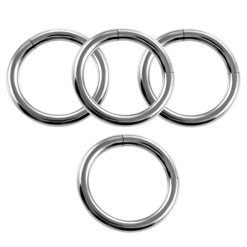 1PC segment de titan Piercing pentru ureche Inel pentru nas Captive Cerc pentru nas Septum Ureche Tragus Piercing Clip pe cercel Bijuterii de modă 14g & 16g