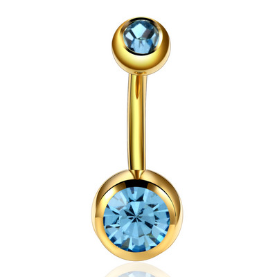 1PC titan cristal șurub șurub inel pentru buric Helix piercing Boemia Ombligo pircing femeie sexy inele cu clopoțel bijuterii pentru corp