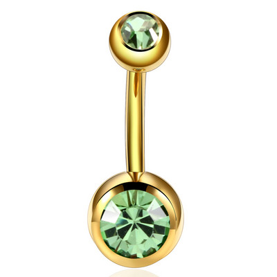 1PC titan cristal șurub șurub inel pentru buric Helix piercing Boemia Ombligo pircing femeie sexy inele cu clopoțel bijuterii pentru corp