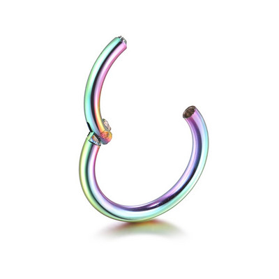 1PC titan fără sudură segment articulat ureche helix tragus inel cerc inel nas septum clicker buze sprancene mamelon piercing bijuterii 18G