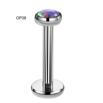 1PC Titan Septum Ureche Helix Tragus Opal CBR Piercings Christina Vertical Hood Labret Dermal Anchor Cercei Piercing Bijuterii