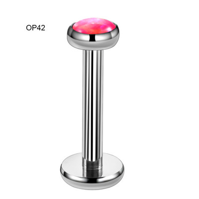 1PC Titan Septum Ureche Helix Tragus Opal CBR Piercings Christina Vertical Hood Labret Dermal Anchor Cercei Piercing Bijuterii