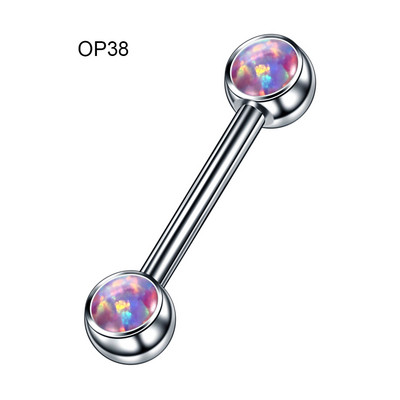 1PC Titan Septum Ureche Helix Tragus Opal CBR Piercings Christina Vertical Hood Labret Dermal Anchor Cercei Piercing Bijuterii