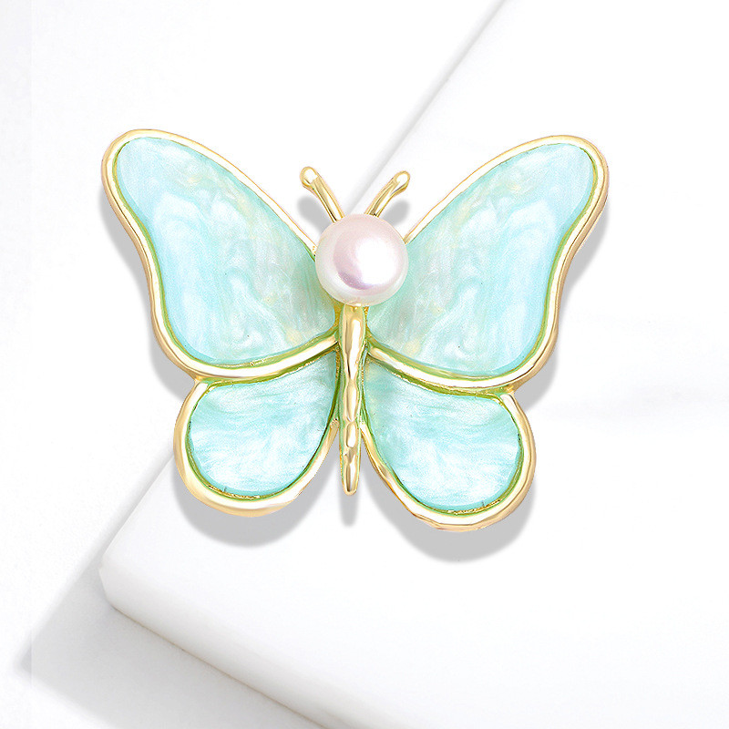 Pearl Butterfly Bross Női 3 színű Szépség Rovarok Party Irodai Bross Pins Újévi Ajándékok