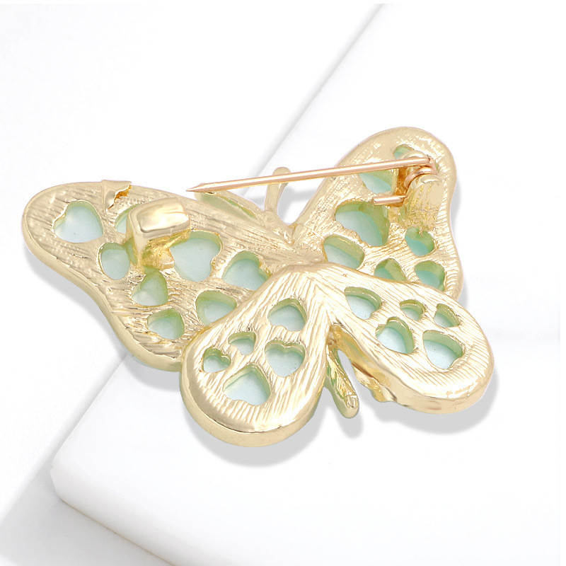 Pearl Butterfly Bross Női 3 színű Szépség Rovarok Party Irodai Bross Pins Újévi Ajándékok