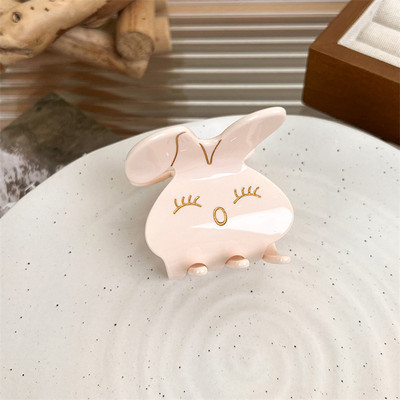 Agrafe de păr din acetat de iepure 2023 de primăvară pentru fete Agrafe de rechin Gheare de păr drăguțe Kawaii Accesorii pentru femei