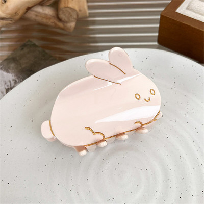 Agrafe de păr din acetat de iepure 2023 de primăvară pentru fete Agrafe de rechin Gheare de păr drăguțe Kawaii Accesorii pentru femei
