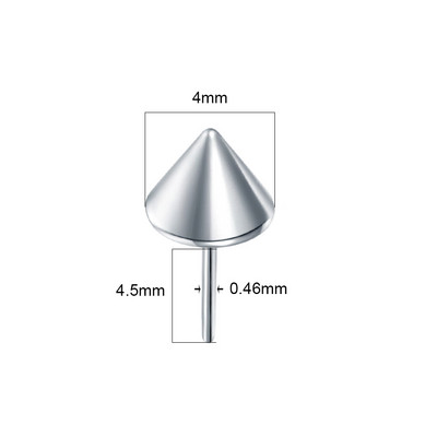 1PC titan Heart Star Moon fără fir Push Pin Labret Lip Piercing înlocuitori ureche cartilaj Helix cercei piercing bijuterii