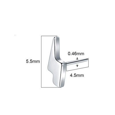 1PC titan Heart Star Moon fără fir Push Pin Labret Lip Piercing înlocuitori ureche cartilaj Helix cercei piercing bijuterii