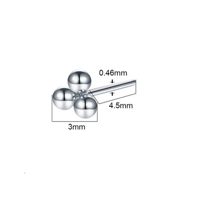 1PC titan Heart Star Moon fără fir Push Pin Labret Lip Piercing înlocuitori ureche cartilaj Helix cercei piercing bijuterii