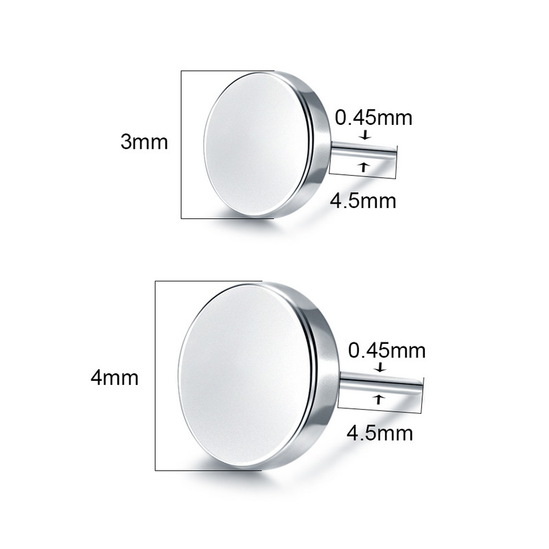 1PC titan Heart Star Moon fără fir Push Pin Labret Lip Piercing înlocuitori ureche cartilaj Helix cercei piercing bijuterii