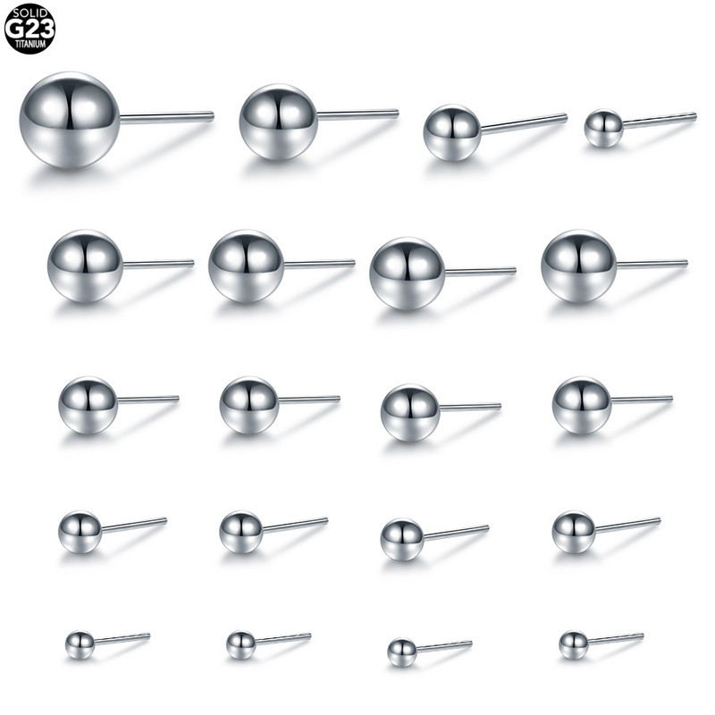 1PC titan Heart Star Moon fără fir Push Pin Labret Lip Piercing înlocuitori ureche cartilaj Helix cercei piercing bijuterii