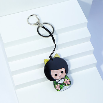 New Fashion Χειροποίητο Arcylic Keychain Human girl μενταγιόν από ανοξείδωτο ατσάλι Μπρελόκ Μπρελόκ για γυναίκες Παιδικά δώρα Χονδρική