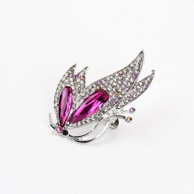 Fierbinte în stil coreean, elegantă, broșă din cristal, cadou, accesoriu din aliaj de modă, corsaj pentru femei