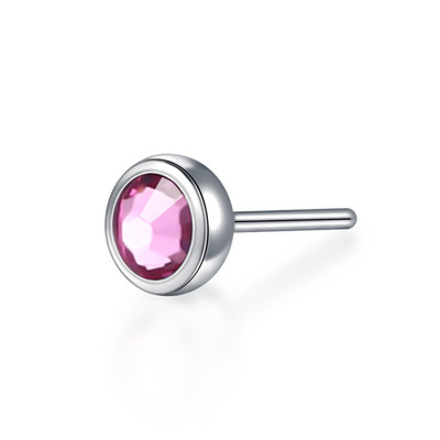 1PC titan CZ fără fir Push in inele labret piercing bijuterie de sus ureche cartilaj Helix piercing nară Stud bijuterii sexy pentru corp