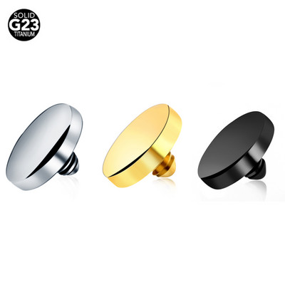3 buc/lot G23 Titan Micro Dermal Anchor Top 4mm Round&Star Skin Diver Implants Jeweled Sexy Dermal Piercing Bijuterii pentru corp
