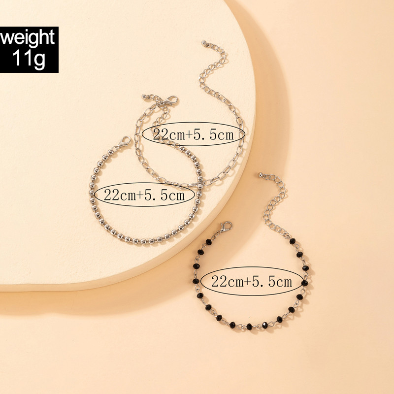 Tocona Boemia Shell Cu margele glezne pentru femei bărbați frânghie neagră stea fluture picior lanț bijuterii reglabile pentru femei bărbați