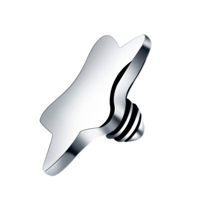 10 buc/lot Titan Micro Dermal Diver Suprafață Heart Star Formă rotundă 4mm Opal Dermal Anchor Top Ascunde în piele Bijuterii piercing