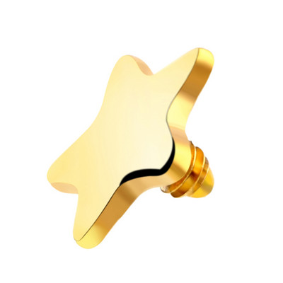 10 buc/lot Titan Micro Dermal Diver Suprafață Heart Star Formă rotundă 4mm Opal Dermal Anchor Top Ascunde în piele Bijuterii piercing