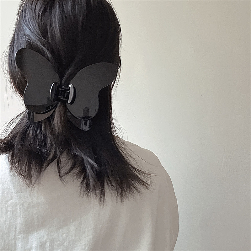 Nadrozmerné motýlie pazúry do vlasov pre ženy a dievčatá, akrylové vlasové doplnky, peelingová zelená veľká mašľa do vlasov, pazúry, sponky, krab na vlasy