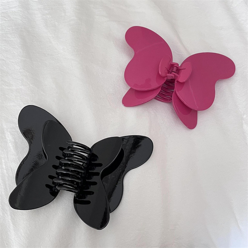 Nadrozmerné motýlie pazúry do vlasov pre ženy a dievčatá, akrylové vlasové doplnky, peelingová zelená veľká mašľa do vlasov, pazúry, sponky, krab na vlasy