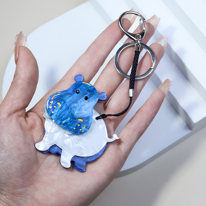 Breloc nou cu animale vii, lucrat manual, cheie de mașină, insecte arcilice, accesorii pentru genți pentru femei, bijuterii, cadouri, comerț cu ridicata