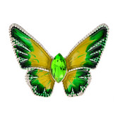 CINDY XIANG Broșe cu fluturi emailate multicolore la modă pentru femei, ace de haine pentru rochie, drăguț, material din aliaj de insecte mici