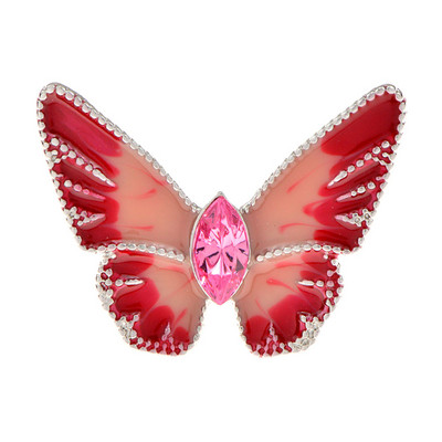 CINDY XIANG Broșe cu fluturi emailate multicolore la modă pentru femei, ace de haine pentru rochie, drăguț, material din aliaj de insecte mici