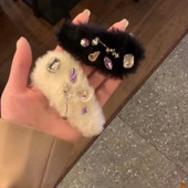 Moda coreeană High-end cu strasuri Love Rose Agrafă BB pentru fetiță, zircon, cleme de păr, accesorii de păr pentru femei