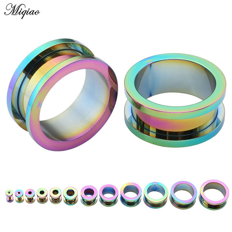 Miqiao, 1 bucată, de vânzare fierbinte, scripete din oțel inoxidabil, extensie de ureche de metal, bijuterii piercing populare pentru corpul uman