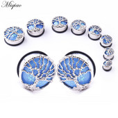 Miqiao 2 buc. Oțel inoxidabil pentru urechi Expander pentru urechi din oțel inoxidabil. Bijuterii piercing rafinate pentru corp.