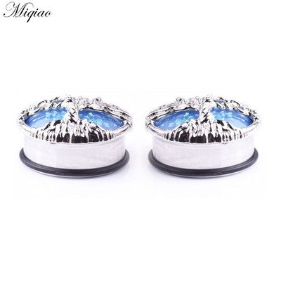 Miqiao 2 buc. Oțel inoxidabil pentru urechi Expander pentru urechi din oțel inoxidabil. Bijuterii piercing rafinate pentru corp.