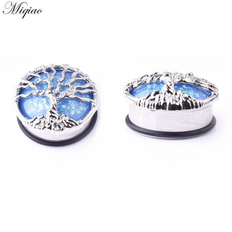 Miqiao 2 buc. Oțel inoxidabil pentru urechi Expander pentru urechi din oțel inoxidabil. Bijuterii piercing rafinate pentru corp.