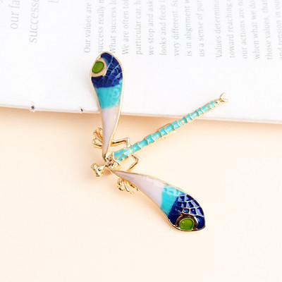 Pomlee strass broșe mari cu libelule pentru femei broșă vintage pentru haine bijuterii insecte 2 culori disponibile cadou