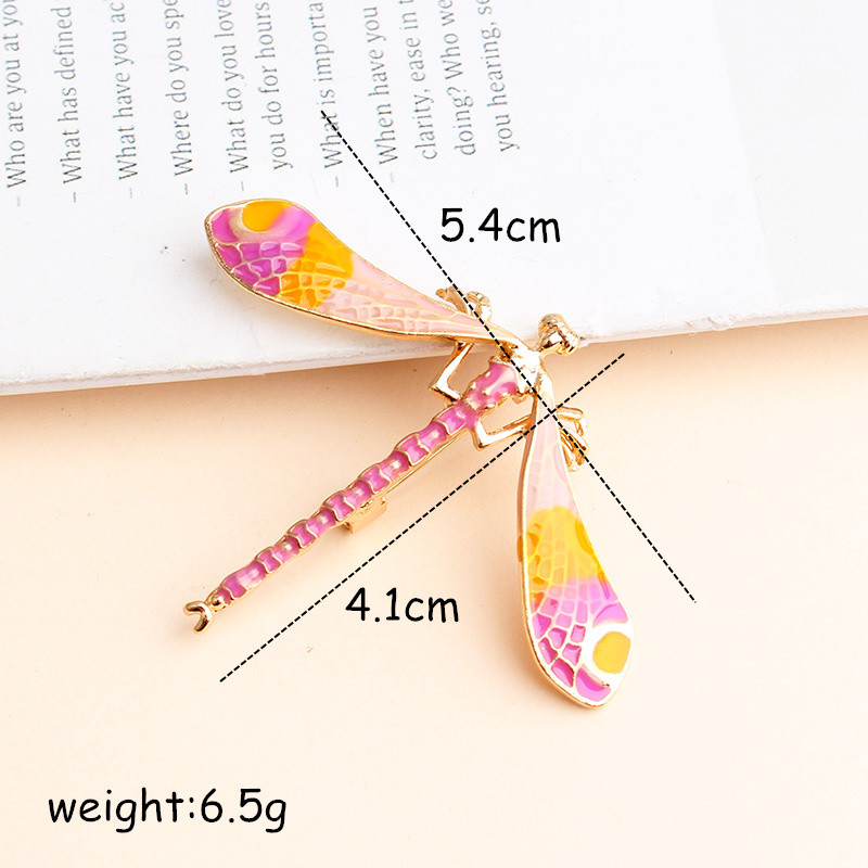 Pomlee strass broșe mari cu libelule pentru femei broșă vintage pentru haine bijuterii insecte 2 culori disponibile cadou