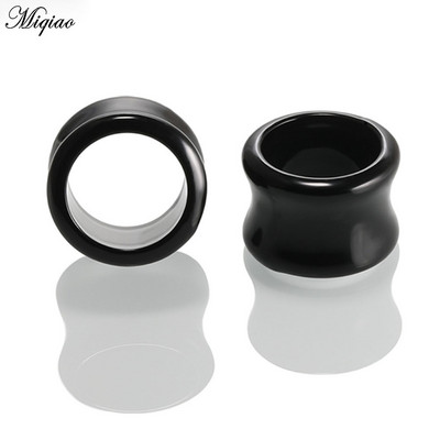 Miqiao 2 buc dopuri acrilice pentru urechi și tuneluri Piercing Expander 4-20 mm Stretcher Earlets Gauges Bijuterii Piercing