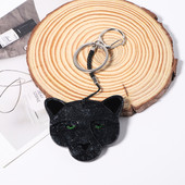 Breloc din oțel inoxidabil Panther acrilic drăguț, accesorii de bijuterii pentru corsaj de animale realizate manual, pentru femei, cadouri pentru fete, bijuterii Acce