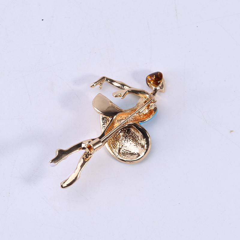 Modna izvrsna gimnastičarka, lijepa suknja s cvijetom, broševi za balerine, značka, broš za balerine, nakit za žene, poklon