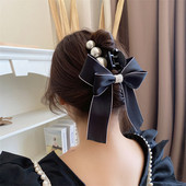 Novi trend 2022. Vrhunska mašna imitacija bisera Kandže za kosu za žene Dodaci za kosu Uhvatite kopču za kosu Temperamentni nakit