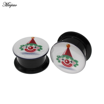 Miqiao 2kom Mjerači za uši Naušnice Tuneli za uši Čepići Nakit za piercing Slatki Djed Mraz Snjegović Zvono za drvce Božićni darovi 4 mm do 25 mm