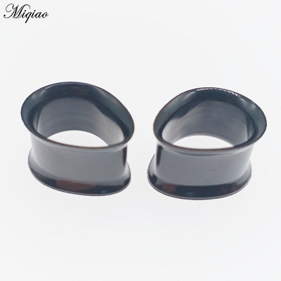 Miqiao tuneli za čepiće za uši od nehrđajućeg čelika 8-30 mm zlatno crni ružičasto zlatni čelični piercing nakit ekspander par prodaja