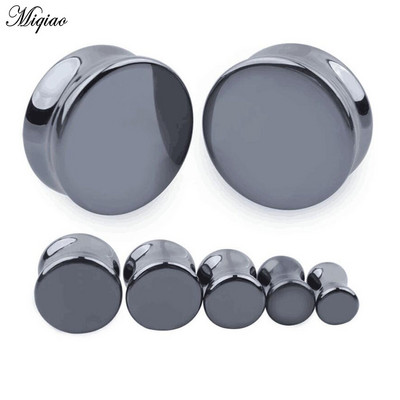 Miqiao 1 par Okrugli kameni čepići za uši i tuneli Produžni tuneli Modni ekspander za piercing nakit za tijelo 5-25 mm