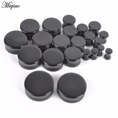 Miqiao 1 par Okrugli kameni čepići za uši i tuneli Produžni tuneli Modni ekspander za piercing nakit za tijelo 5-25 mm