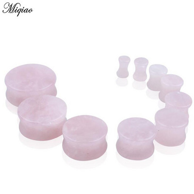 Miqiao 1 par Okrugli kameni čepići za uši i tuneli Produžni tuneli Modni ekspander za piercing nakit za tijelo 5-25 mm