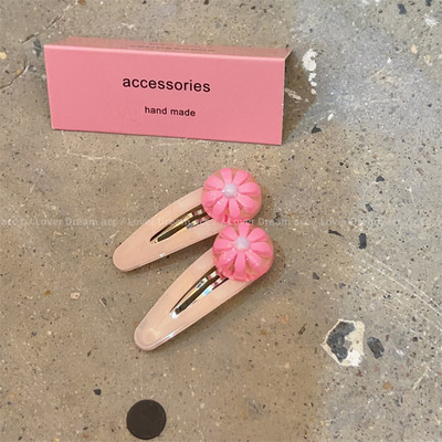 2Pcs/Lot šareni smolasti cvijet BB kopča za djevojčice Ukosnice Mini ukosnice za kosu Ukosnice Ručno izrađene ukosnice